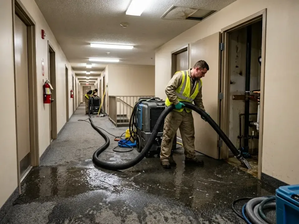 multi-unit-apartment-hallway-f-005 — frequently asked questions, Emergency Burst Pipe Water Extraction & Removal in Beach Ha…